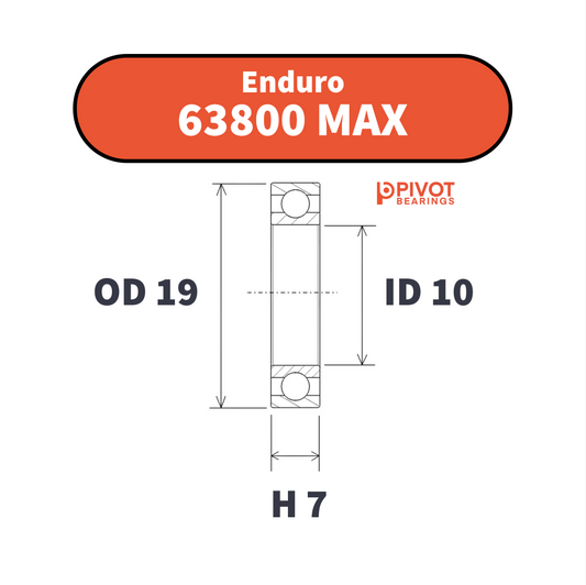 63800 Enduro MAX Suspension Pivot Bearing