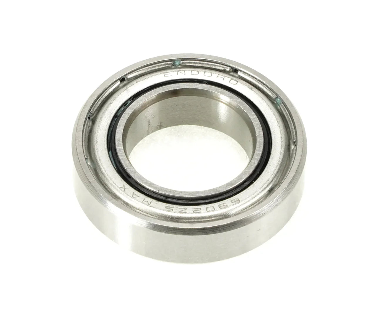 Metal bearing on a white background