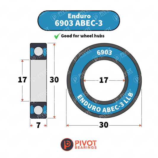 6903 Enduro ABEC-3 Radial Bearing