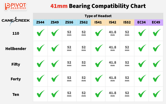 Cane Creek 110 Series Bearing 41mm Stainless Steel