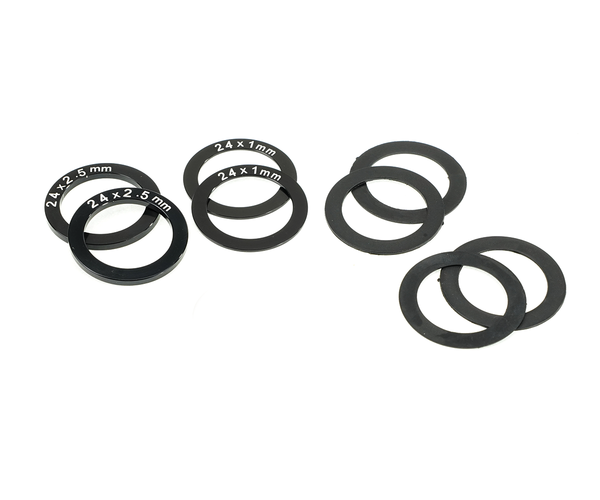 Enduro 24mm Bottom Bracket Spindle Spacer Kit