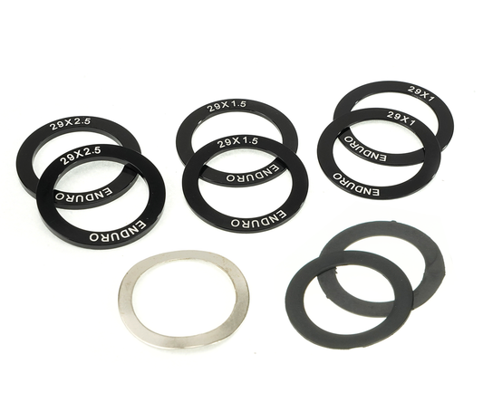 Enduro 29mm Bottom Bracket Spindle Spacer Kit